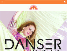 Tablet Screenshot of danseorientaleshams.com